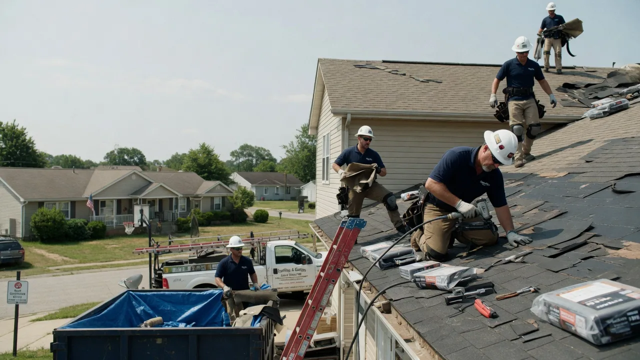 Roof Replacement in Huntland, TN near me
